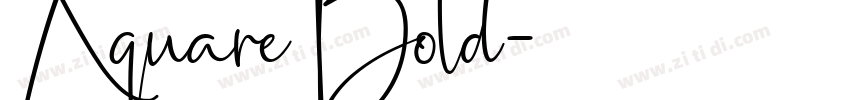 Xquare Bold字体转换